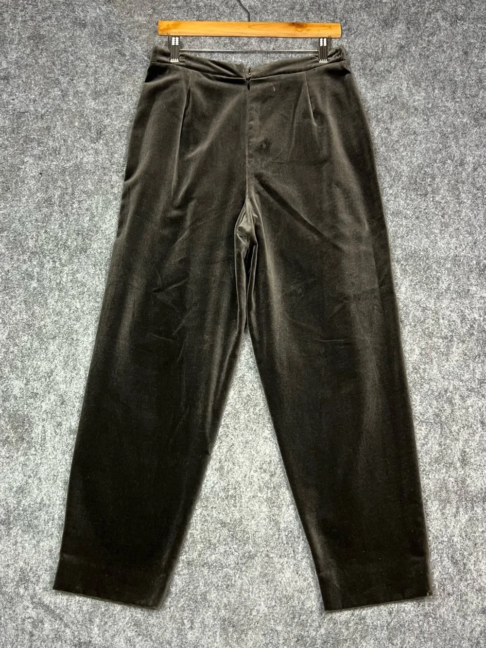 Burberry velvet pants women’s Size 12P Gray Vintage